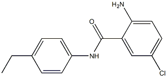 2-amino-5-chloro-N-(4-ethylphenyl)benzamide 구조식 이미지
