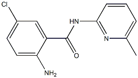 2-amino-5-chloro-N-(6-methylpyridin-2-yl)benzamide 구조식 이미지