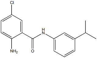2-amino-5-chloro-N-[3-(propan-2-yl)phenyl]benzamide 구조식 이미지