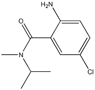 2-amino-5-chloro-N-isopropyl-N-methylbenzamide 구조식 이미지