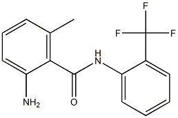 2-amino-6-methyl-N-[2-(trifluoromethyl)phenyl]benzamide 구조식 이미지