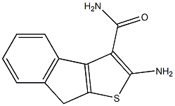 2-amino-8H-indeno[2,1-b]thiophene-3-carboxamide 구조식 이미지