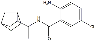 2-amino-N-(1-{bicyclo[2.2.1]heptan-2-yl}ethyl)-5-chlorobenzamide Structure