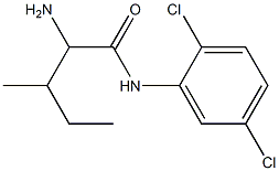 2-amino-N-(2,5-dichlorophenyl)-3-methylpentanamide 구조식 이미지