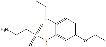 2-amino-N-(2,5-diethoxyphenyl)ethane-1-sulfonamide 구조식 이미지