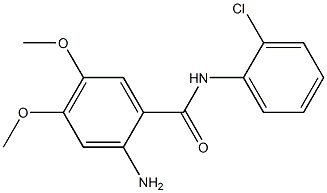 2-amino-N-(2-chlorophenyl)-4,5-dimethoxybenzamide Structure