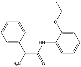 2-amino-N-(2-ethoxyphenyl)-2-phenylacetamide 구조식 이미지