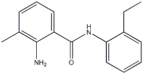 2-amino-N-(2-ethylphenyl)-3-methylbenzamide 구조식 이미지