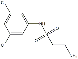 2-amino-N-(3,5-dichlorophenyl)ethane-1-sulfonamide 구조식 이미지