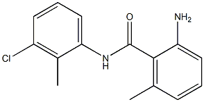 2-amino-N-(3-chloro-2-methylphenyl)-6-methylbenzamide 구조식 이미지