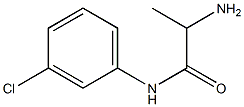 2-amino-N-(3-chlorophenyl)propanamide 구조식 이미지