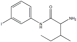 2-amino-N-(3-iodophenyl)-3-methylpentanamide Structure