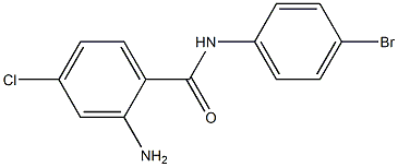 2-amino-N-(4-bromophenyl)-4-chlorobenzamide 구조식 이미지