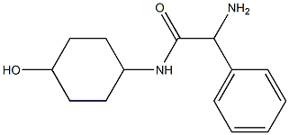 2-amino-N-(4-hydroxycyclohexyl)-2-phenylacetamide Structure