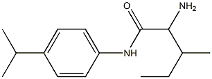 2-amino-N-(4-isopropylphenyl)-3-methylpentanamide 구조식 이미지