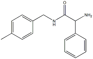 2-amino-N-(4-methylbenzyl)-2-phenylacetamide 구조식 이미지