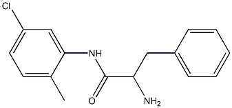 2-amino-N-(5-chloro-2-methylphenyl)-3-phenylpropanamide Structure