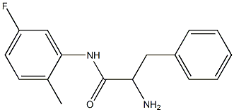 2-amino-N-(5-fluoro-2-methylphenyl)-3-phenylpropanamide 구조식 이미지