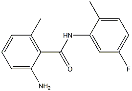 2-amino-N-(5-fluoro-2-methylphenyl)-6-methylbenzamide 구조식 이미지