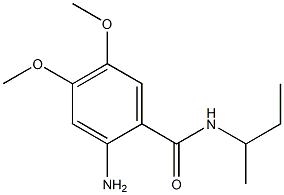 2-amino-N-(sec-butyl)-4,5-dimethoxybenzamide 구조식 이미지
