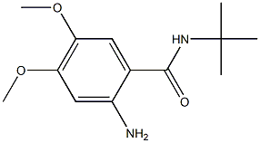 2-amino-N-(tert-butyl)-4,5-dimethoxybenzamide 구조식 이미지