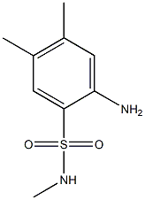 2-amino-N,4,5-trimethylbenzene-1-sulfonamide 구조식 이미지