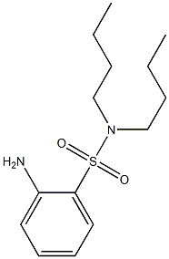 2-amino-N,N-dibutylbenzene-1-sulfonamide Structure