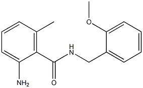 2-amino-N-[(2-methoxyphenyl)methyl]-6-methylbenzamide Structure