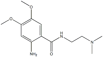 2-amino-N-[2-(dimethylamino)ethyl]-4,5-dimethoxybenzamide 구조식 이미지