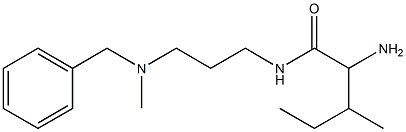 2-amino-N-{3-[benzyl(methyl)amino]propyl}-3-methylpentanamide Structure