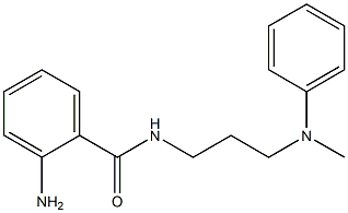 2-amino-N-{3-[methyl(phenyl)amino]propyl}benzamide Structure