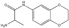 2-amino-N-2,3-dihydro-1,4-benzodioxin-6-ylpropanamide Structure