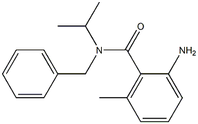 2-amino-N-benzyl-6-methyl-N-(propan-2-yl)benzamide 구조식 이미지