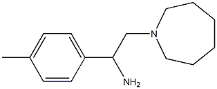 2-azepan-1-yl-1-(4-methylphenyl)ethanamine Structure