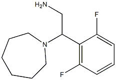 2-azepan-1-yl-2-(2,6-difluorophenyl)ethanamine Structure