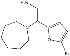 2-azepan-1-yl-2-(5-bromo-2-furyl)ethanamine Structure