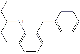 2-benzyl-N-(pentan-3-yl)aniline Structure