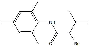 2-bromo-3-methyl-N-(2,4,6-trimethylphenyl)butanamide Structure
