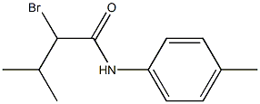 2-bromo-3-methyl-N-(4-methylphenyl)butanamide Structure