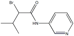 2-bromo-3-methyl-N-(pyridin-3-yl)butanamide Structure