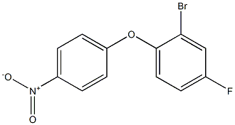 2-bromo-4-fluoro-1-(4-nitrophenoxy)benzene Structure