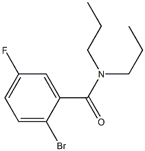 2-bromo-5-fluoro-N,N-dipropylbenzamide Structure