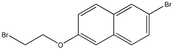 2-bromo-6-(2-bromoethoxy)naphthalene 구조식 이미지