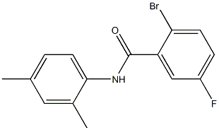 2-bromo-N-(2,4-dimethylphenyl)-5-fluorobenzamide 구조식 이미지