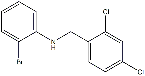 2-bromo-N-[(2,4-dichlorophenyl)methyl]aniline 구조식 이미지