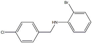 2-bromo-N-[(4-chlorophenyl)methyl]aniline Structure