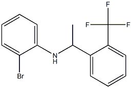 2-bromo-N-{1-[2-(trifluoromethyl)phenyl]ethyl}aniline Structure