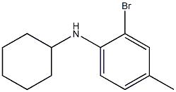 2-bromo-N-cyclohexyl-4-methylaniline 구조식 이미지