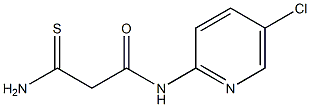 2-carbamothioyl-N-(5-chloropyridin-2-yl)acetamide Structure