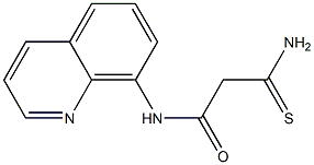 2-carbamothioyl-N-(quinolin-8-yl)acetamide 구조식 이미지